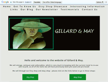 Tablet Screenshot of gillardmay.co.uk